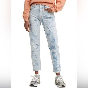 Levi’s 501 High Rise Straight Leg Crop 24 x 26